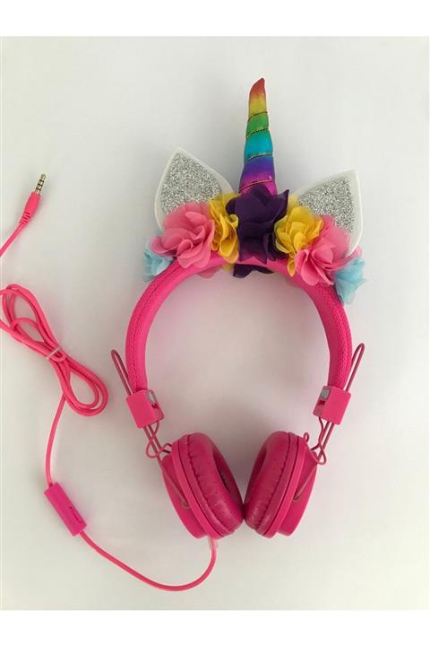 Şeker Müzesi Pembe Kulaklık Unicorn