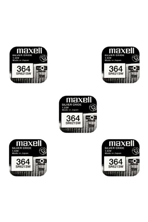 Maxell 364 Sr621sw 1.55v Saat Pili 5 Adet