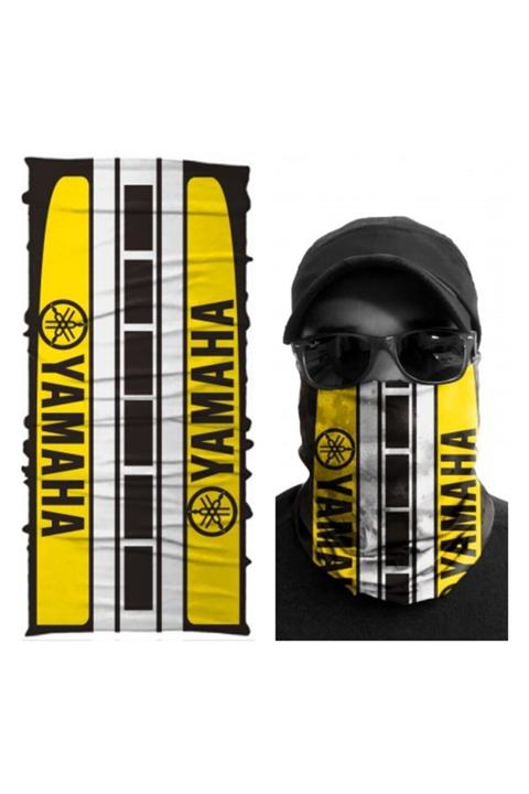 NECKO Yamaha Sarı Siyah Retro Buff Bandana