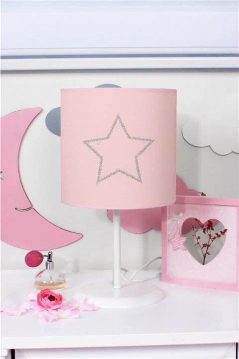 Moonstar Online Gümüş Yıldız Çocuk Odası Abajur