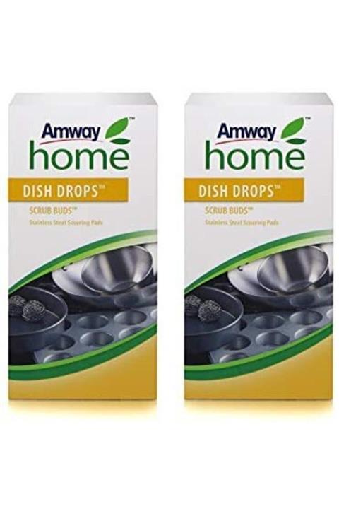 Amway Home Dısh Drops Scrub Buds Bulaşık Telleri  Paket 4 Adet 2 Li Set