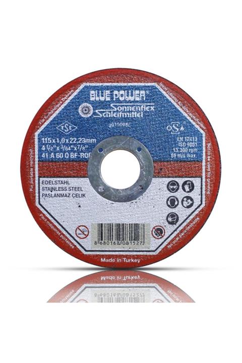 Badem10 2 Adet Inox Metal Kesici Taş Disk 115x1x22.23