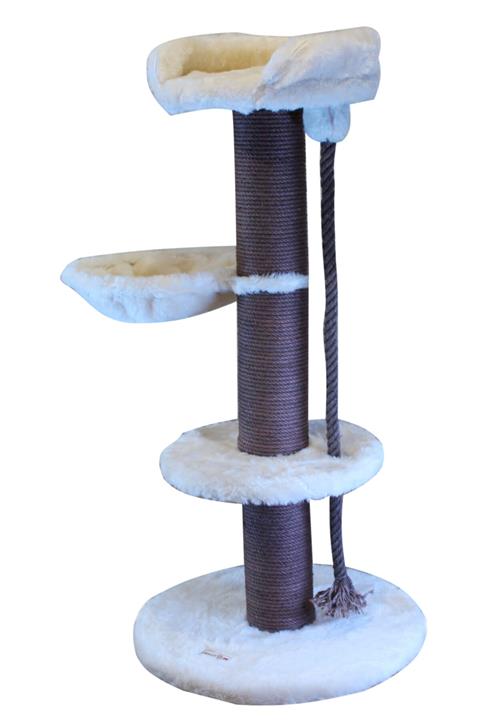 For mix İpli Yataklı Kedi Tırmalama Krem (1040)