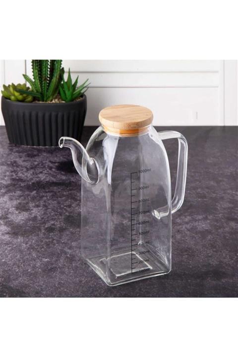 Perotti Cube 1000 ml Cam Kare Yağlık Ve Sirkelik