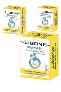 Ligone Methyl B12 Methylcobalamin Dilaltı Sprey 2x20 ml X 3 Adet. Tett: 2023