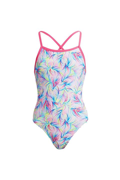 FUNKİTA Girl's Tie Me Tight One Piece Palm Springs