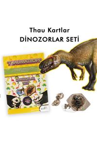 BİLİMSET Eğitici Öğretici Çocuk Oyun Kartları-dinozorlar Seti- Tau Kart