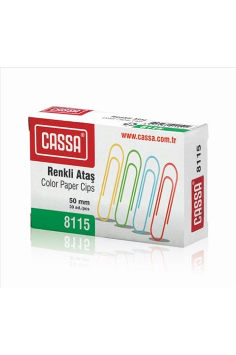 Cassa Pvc Kaplı Renkli Ataş 28 Mm