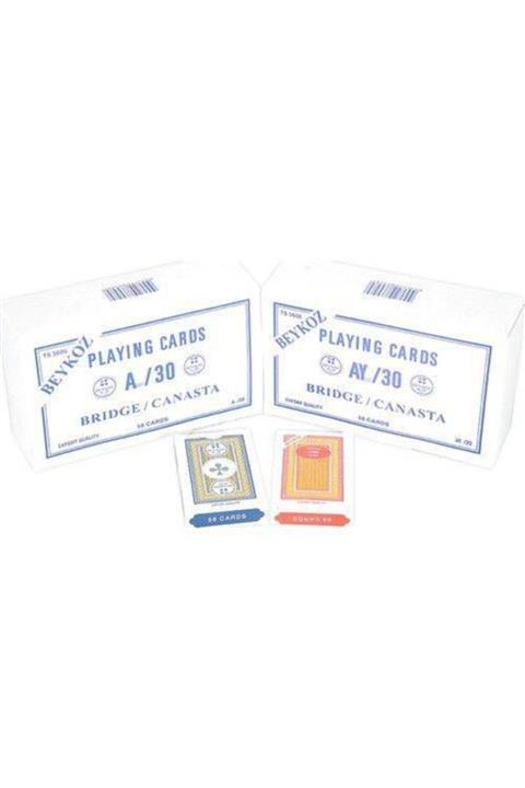 ASR OYUN KAĞIDI Iskambil Kağıdı Çift Deste