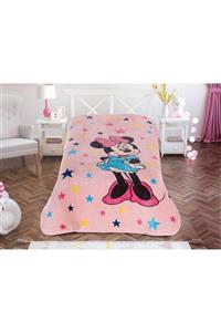 Taç Lisanslı Disney Minnie Stars Battaniye