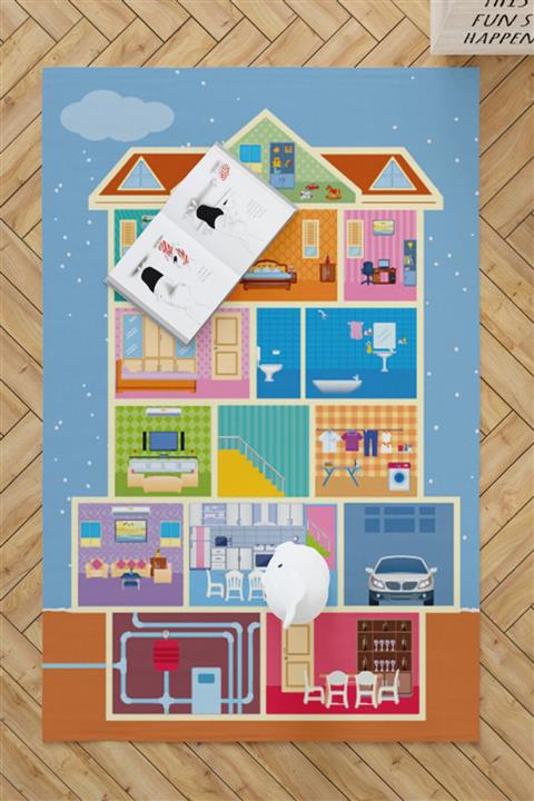 Hediyesepeti 1 Yaş Doğum Günü Hediyesi Oyun Matı Bebek Oyun Halısı