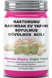 SPANA Kastomunu Sarımsak Soyulmuş Dövülmüş Acılı Ev Yapımı Katkısız 330gr