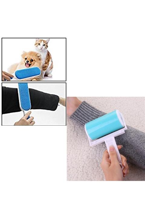 BRCTOPTAN Yıkanabilir tüy Toplama Rulosu Ve Kendinden Temizlemeli Kedi Köpek