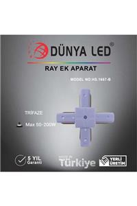 DÜNYA LED Hs.1667-b Beyaz Trifaze Istavroz T Parçası