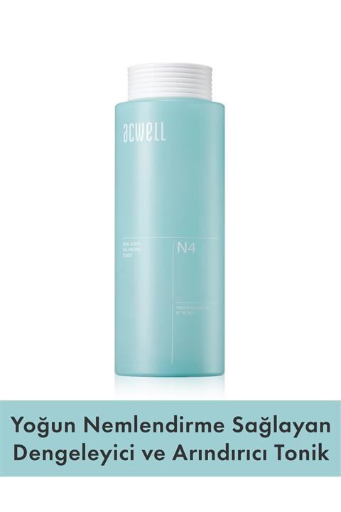 Acwell Yoğun Nemlendirme Kompleksi Içeren Dengeleyici Ve Arındırıcı Tonik Real Aqua Balancing Toner 160ml