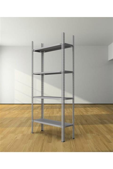 UZMAN GRUP RAF SİSTEMLERİ Uzman Grup Raf Çelik Raf-4 Raflı 2metre 43x60 Çelik Raf-depo Rafı-uzman
