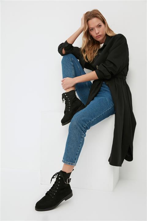 TRENDYOL SHOES Siyah Kadın Bot & Bootie TAKAW22BO0132