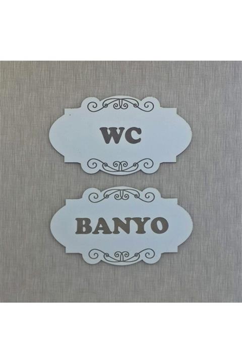 Aker Hediyelik Wc - Banyo Kapı Tabelası