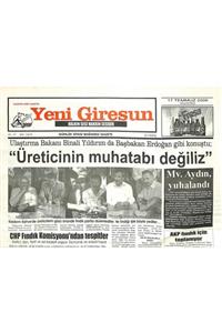 Gökçe Koleksiyon Yeni Giresun Gazetesi 17 Temmuz 2006 -