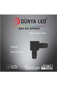 DÜNYA LED Hs.1665-s Siyah Trifaze L Parçası