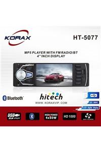 HiTech Korax Ht-5077 4inç Yarım Ekran Oto Teyp