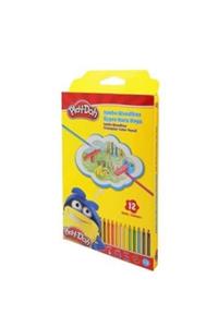 Play Doh Kuru Boya 12 Renk Üçgen Jumbo Woodfree