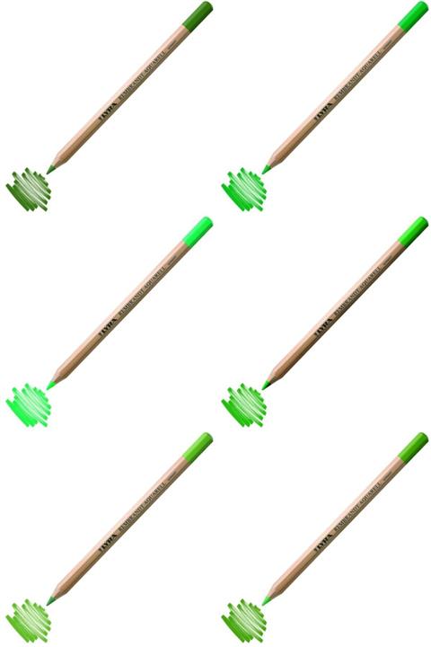 LYRA Yeşil Ton Seti Aquarell Boya Kalemi