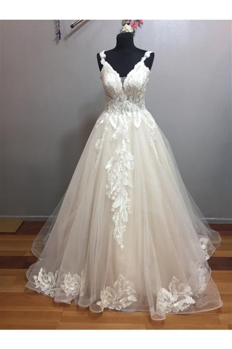 Nevin Gelinlik Gelinlik A Kesim Helen Model