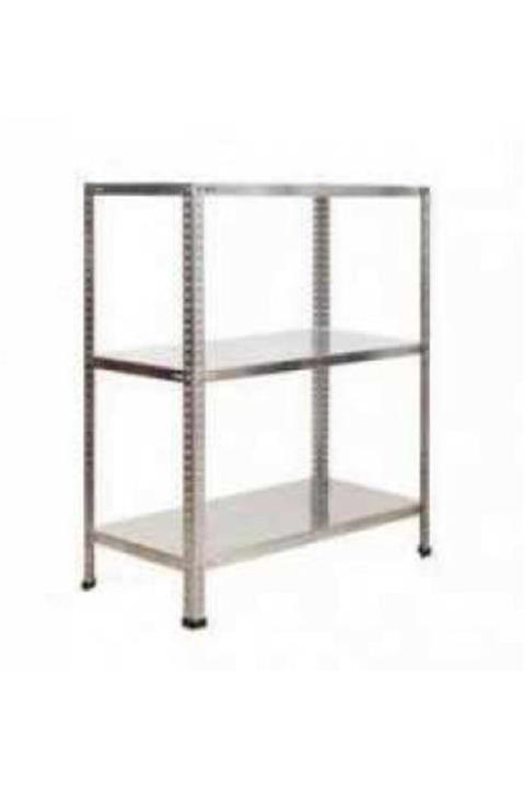 Herrafburada Galvanizraf 3 Katlı Galvaniz Çelik Raf Arşiv Rafı Depo Rafı Kiler Rafı 43x93x100