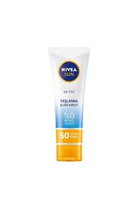 Nivea Sun Yaşlanma Ve Leke Karşıtı Yüz Kremi Spf50 50ml