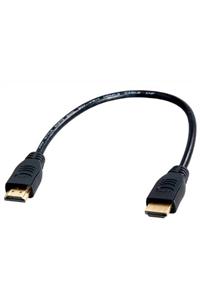 WOZLO Hdmi To Hdmi 30cm Kısa Hdmi Kablo Altın Uçlu Full Hd 3d Lcd Led Ps3 Uydu Receiver