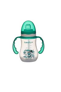 Babytime Yeşil Damla Akıtmaz Kulplu Bardak 150 ml