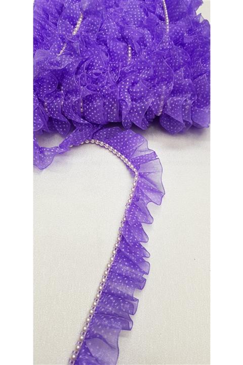 Hobigram Organze Su Taşlı Fırfır