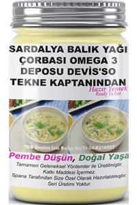 SPANA Sardalye Balık Yağı Çorbası Omega 3 Deposu Devis'so Tekne Kaptanından Ev Yapımı Katkısız 330gr