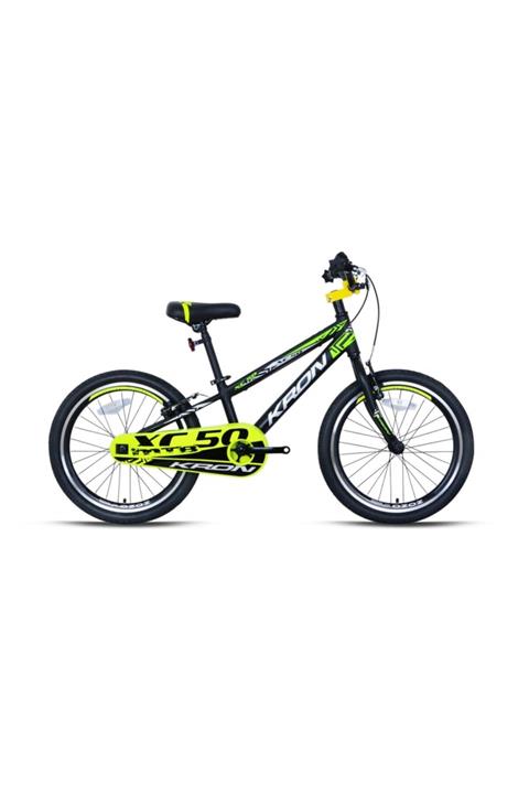 Kron bisiklet Kron 20'' Xc 50 Vb Vitessiz Erkek Çocuk Bisikleti 2021_siyah Sarı_6-9 Yaş