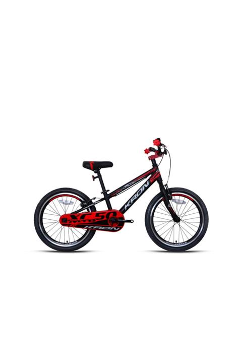 Kron bisiklet Kron 20'' Xc 50 Vb Vitessiz Erkek Çocuk Bisikleti 2021_siyah Kırmızı_6-9 Yaş