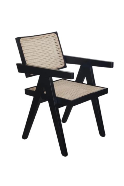 Ankara Mobilya Akseki Ahşap Hasır Sandalye