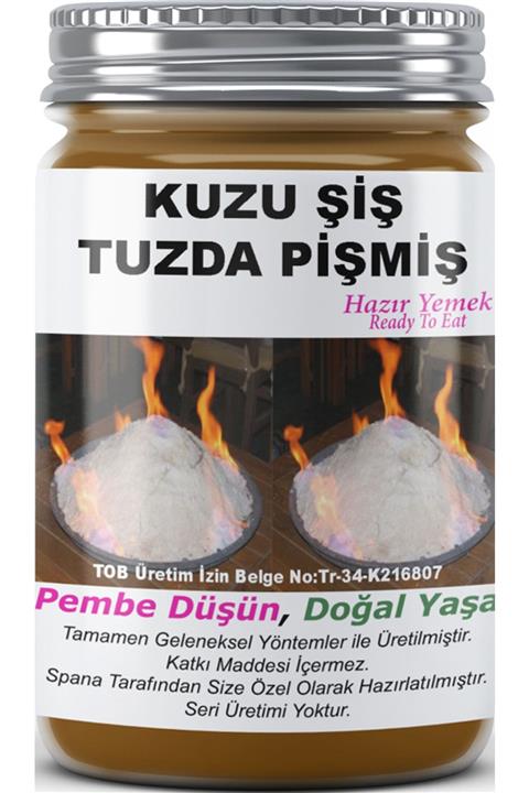 SPANA Tuzda Pişmiş Ev Yapımı Katkısız Kuzu Şiş 330 gr