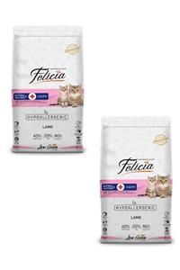 Felicia Özlempetshop- Az Tahıllı Kuzulu Yavru Kedi Maması 400 Gr + 400 Gr - Vakumlu Paket