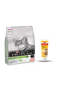 Proplan Kısırlaştırılmış Somonlu Kuru Kedi Maması 3 kg + Bio Petactive Malt Pasta 100 ml