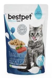 Bestpet Pouch Ton Balıklı Ve Hamsili Yetişkin Kedi Konservesi 85gr