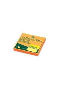Faber Castell Yapışkan Notluk 50x50mm, Fosforlu Turuncu