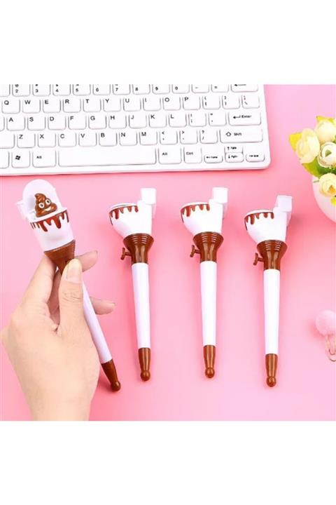 Pembe Çarşı Eğlenceli Klozet Kalem