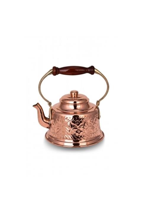 TURNA BAKIR Maraş Demlik El Işleme Kırmızı Turna1968-1