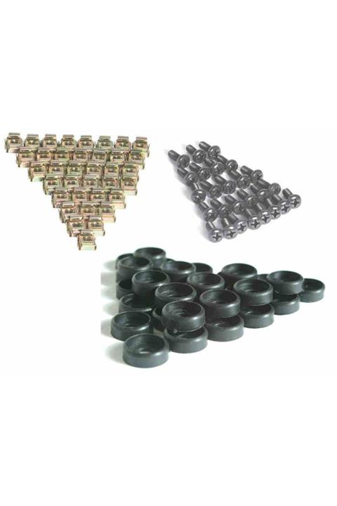 LaborTeknik Teknix Tvs50m6 M6 1 Set Kafes Somun Takımı ( 1 Set 20 Adet )