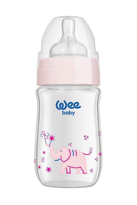 Wee Baby Klasik Plus Cam Biberon 180ml 140 Pembe
