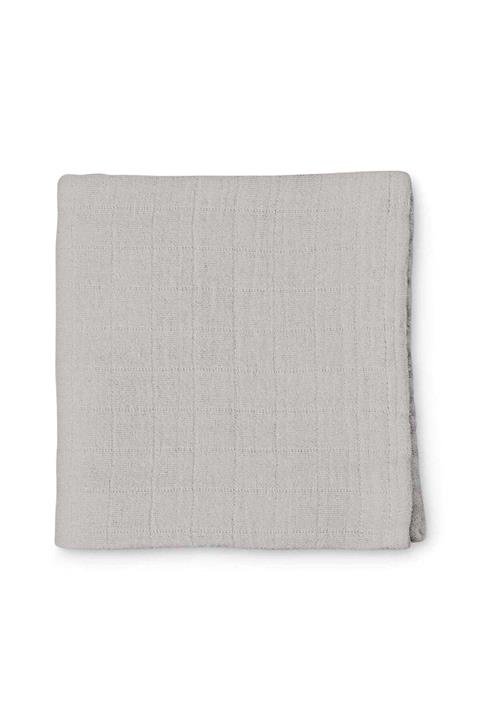 DEUX LAPINS Cotton Grey Müslin Örtü 100x100cm