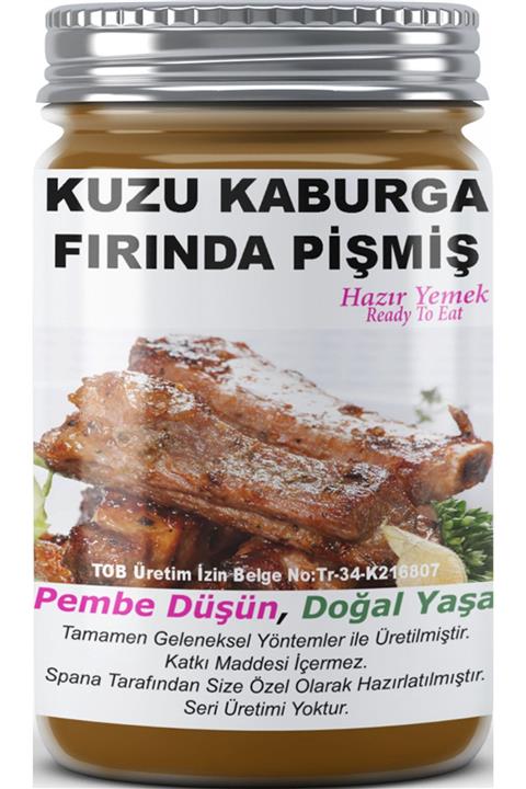 SPANA Kuzu Kaburga Fırında Pişmiş Ev Yapımı Katkısız 330gr