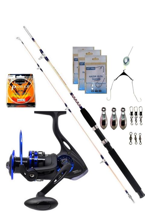 Remixon 2.40 Mt Hurricane Master 6000 Tekne Olta Takımı Mercan Çupra