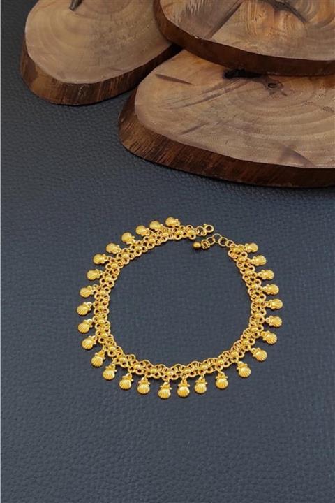 Aykat Kadın Sarı Altın Gümüş Halhal Thl-32